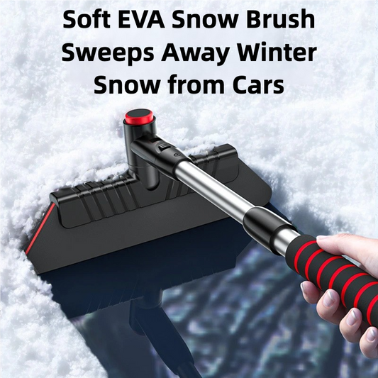 Multi-Functional Detachable Snow Brush and Ice Scraper for Cars